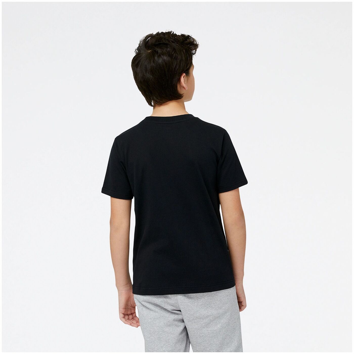 Футболка New Balance Essentials Stacked Logo Jersey YT31541BK
