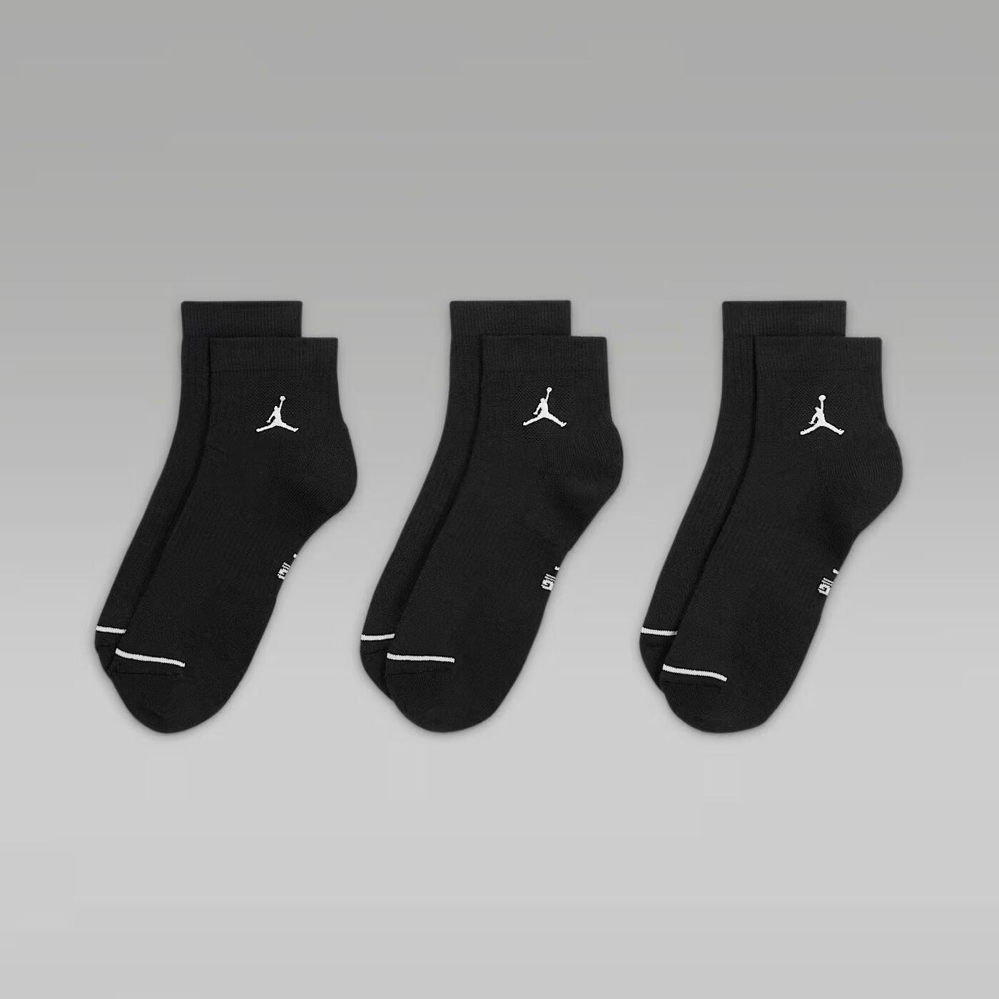 Носки Nike Air Jordan Everyday Cushioned Polyester Ankle 3PK DX9655-010
