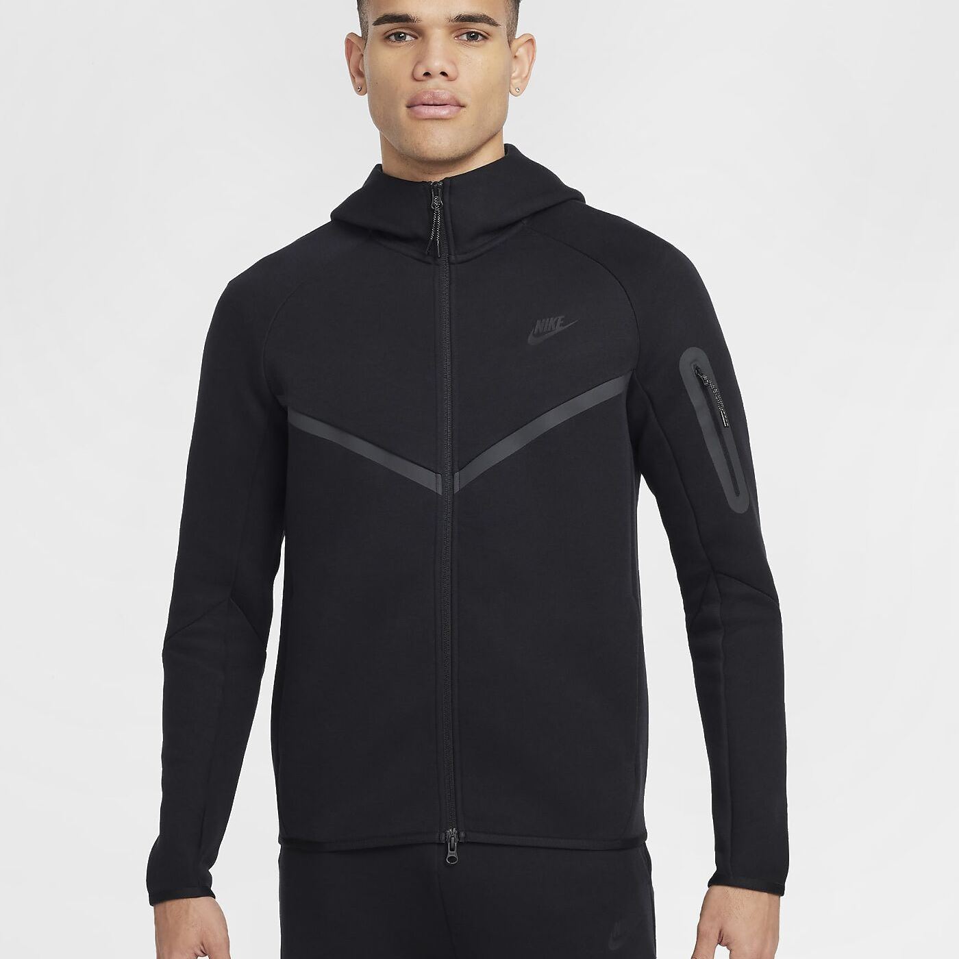 Толстовка Nike M Tch Flc Fz Wr Hoodie HV0949-010