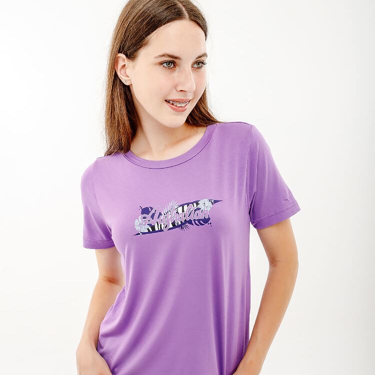 Футболка Australian Logo Flowers Tee Jersey V LSDTS0027-768