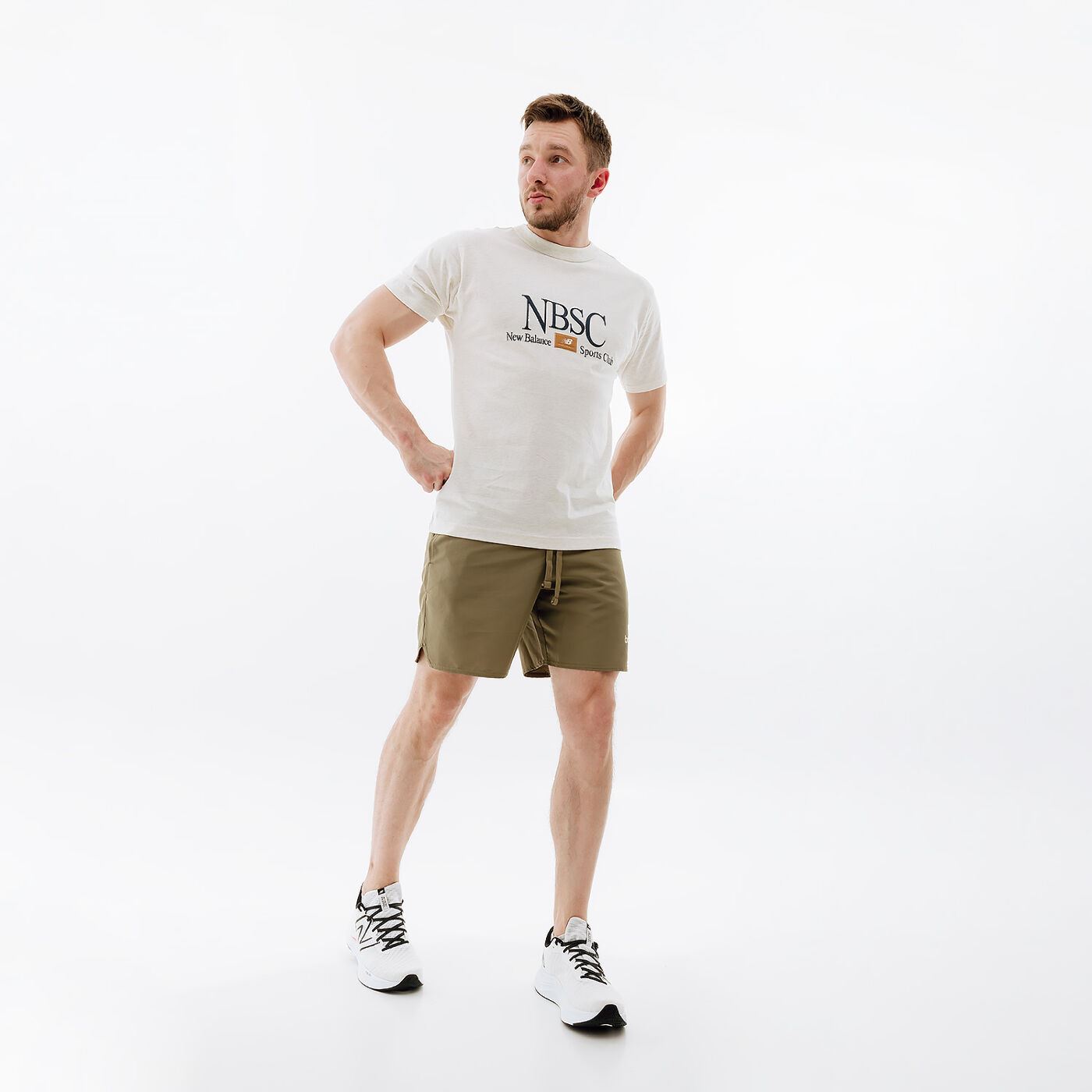 Шорти New Balance Essentials Reimagined Woven MS31519CGN