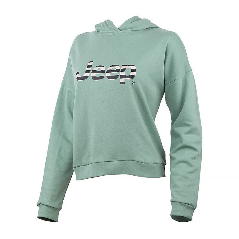 Кофта Jeep Hooded Cropped Sweatshirt Striped Print O102609-E854