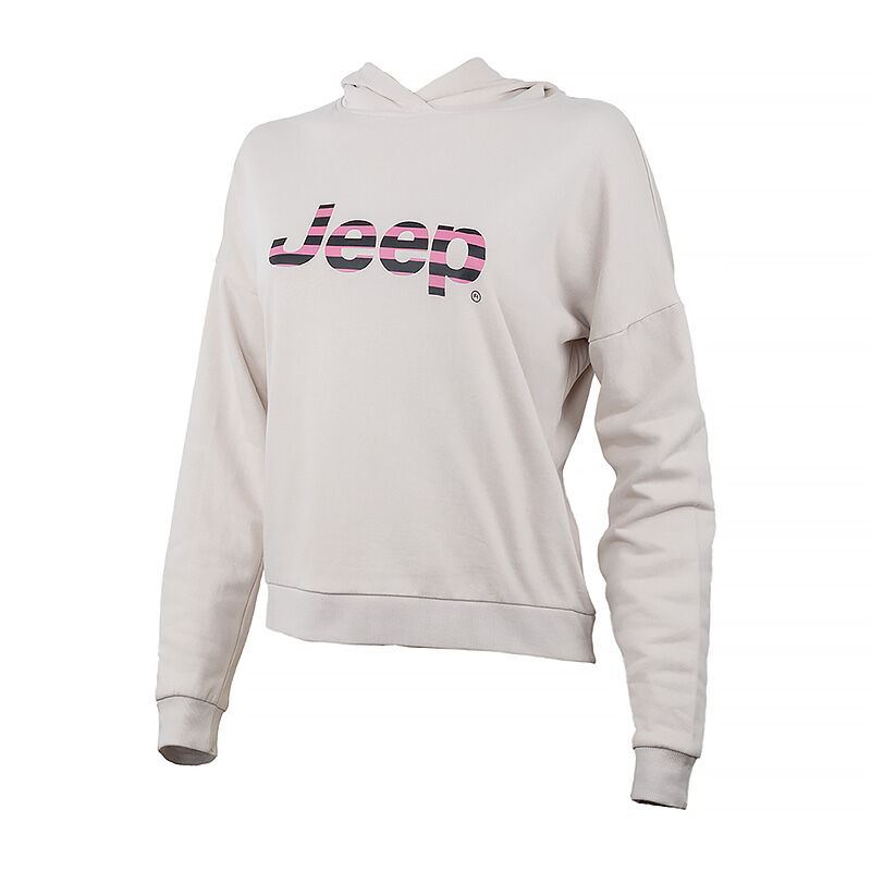 Кофта Jeep Hooded Cropped Sweatshirt Striped Print O102609-J863