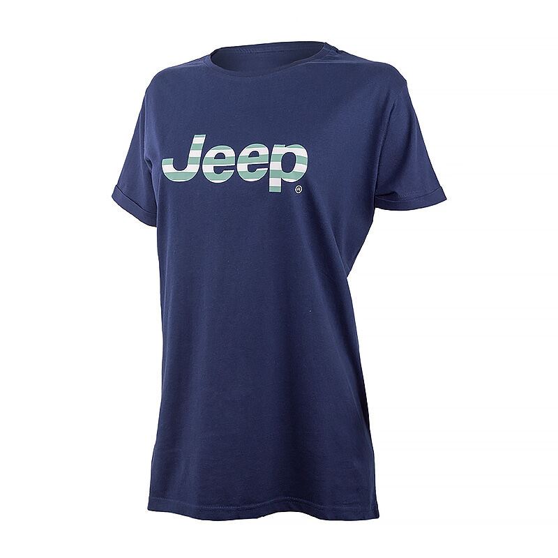 Футболка Jeep T-Shirt Oversize Striped Print Turn O102611-A184
