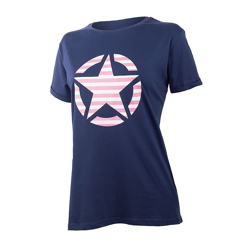 Футболка Jeep T-Shirt Oversize Star Striped Print Turn O102613-A184