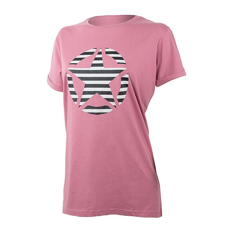 Футболка Jeep T-Shirt Oversize Star Striped Print Turn O102613-P490