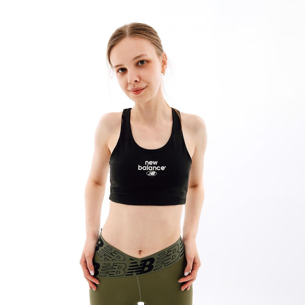 Топ New Balance Essentials Reimagined Bra WB31500BK