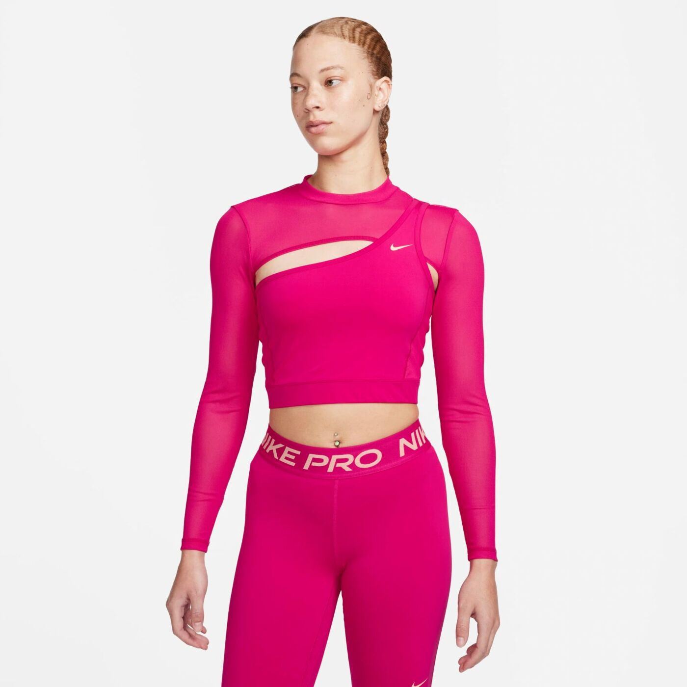 Топ Nike Pro Long-Sleeve Cropped FB5683-615