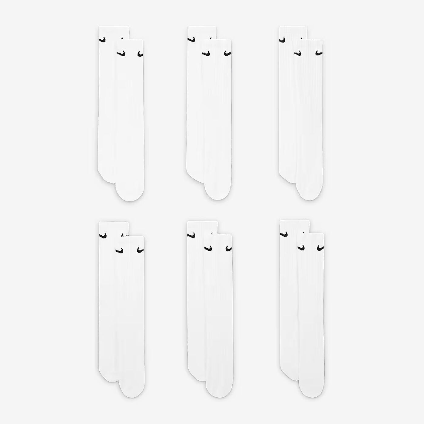 Шкарпетки Nike Everyday Cushion Crew 6 SX7666-100