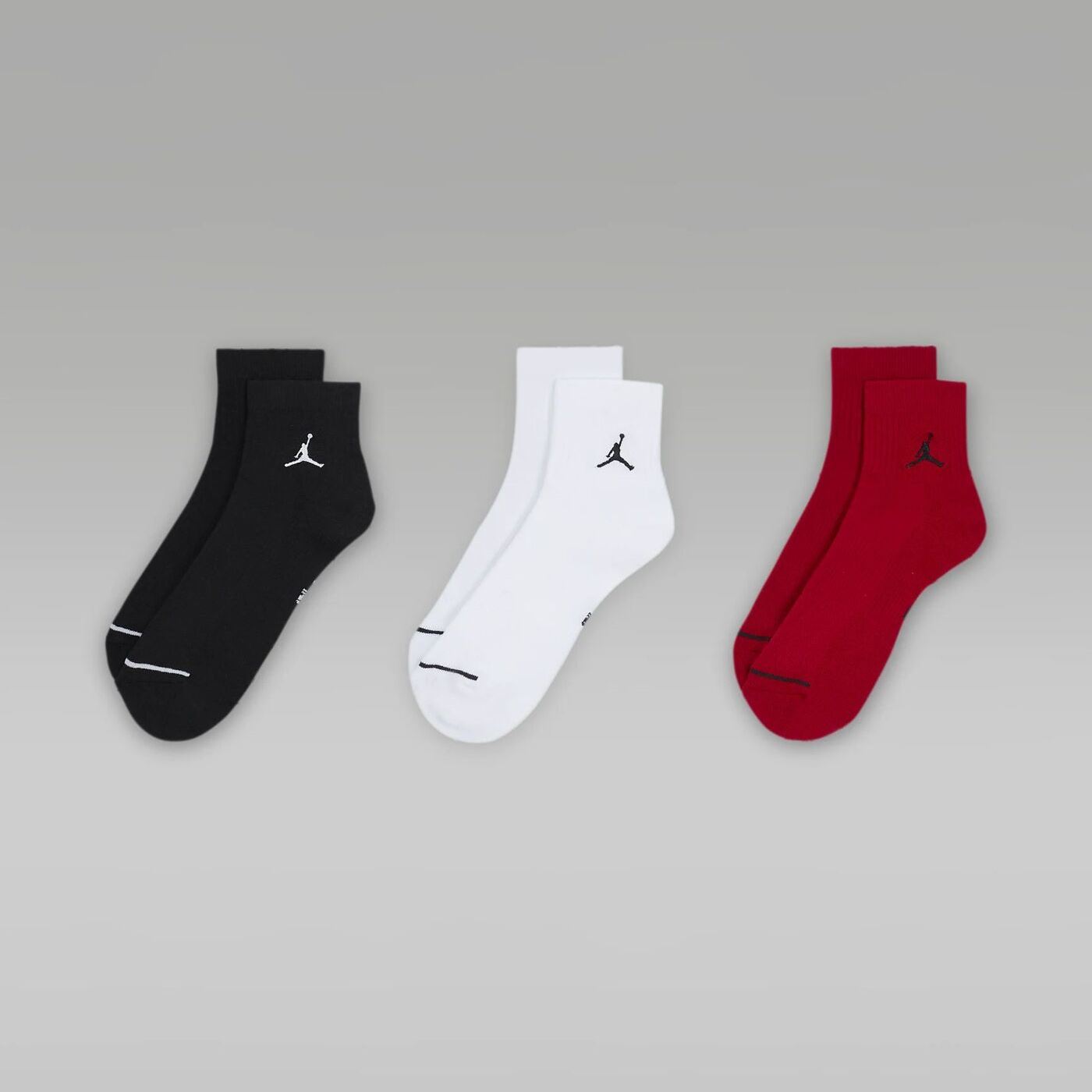 Носки Nike Air Jordan Everyday Cushioned Polyester Ankle 3PK DX9655-902