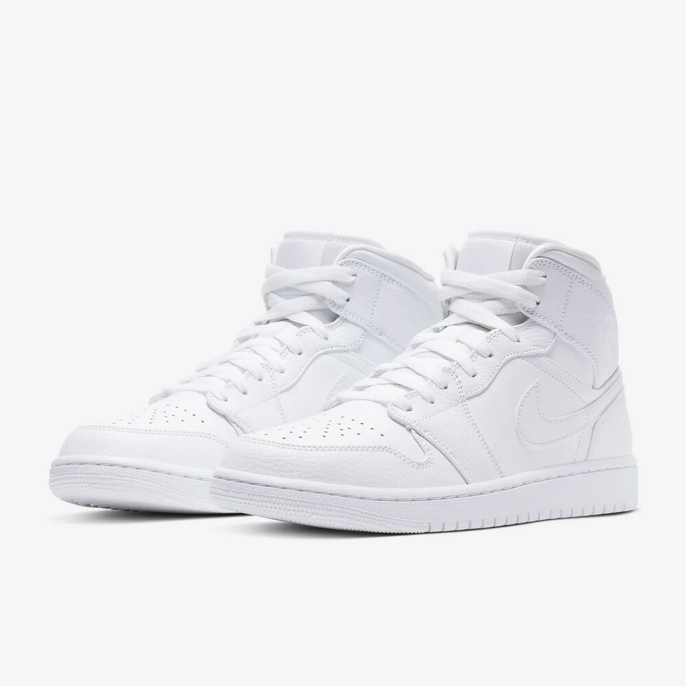 Кросівки Nike Air Jordan 1 Mid White 554724-130